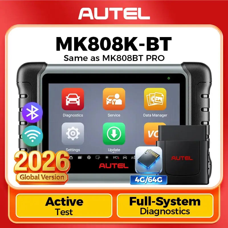Autel MaxiCOM MK808K-BT Bluetooth OBD2 Scanner — product view 2