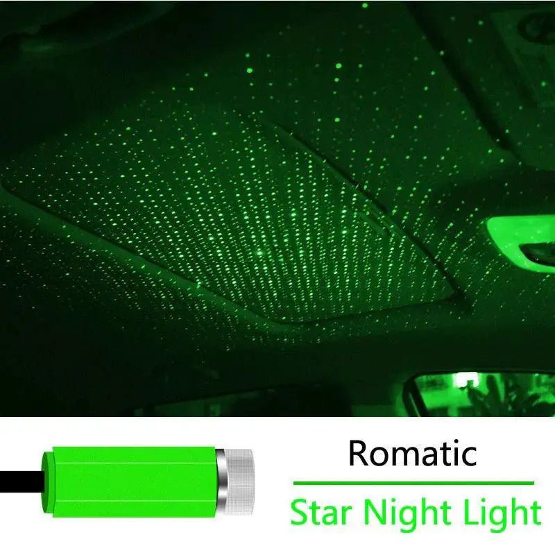 Car Romantic LED Starry Sky Night Light USB Galaxy Projector