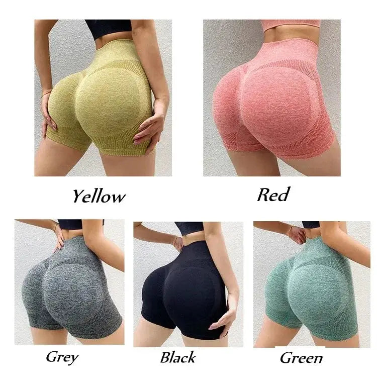 Seamless High Waist Yoga Shorts Women — product view 9