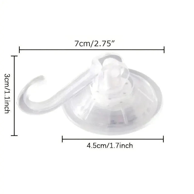 Clear Suction Cup Hooks For Strong Hold In Bathrooms