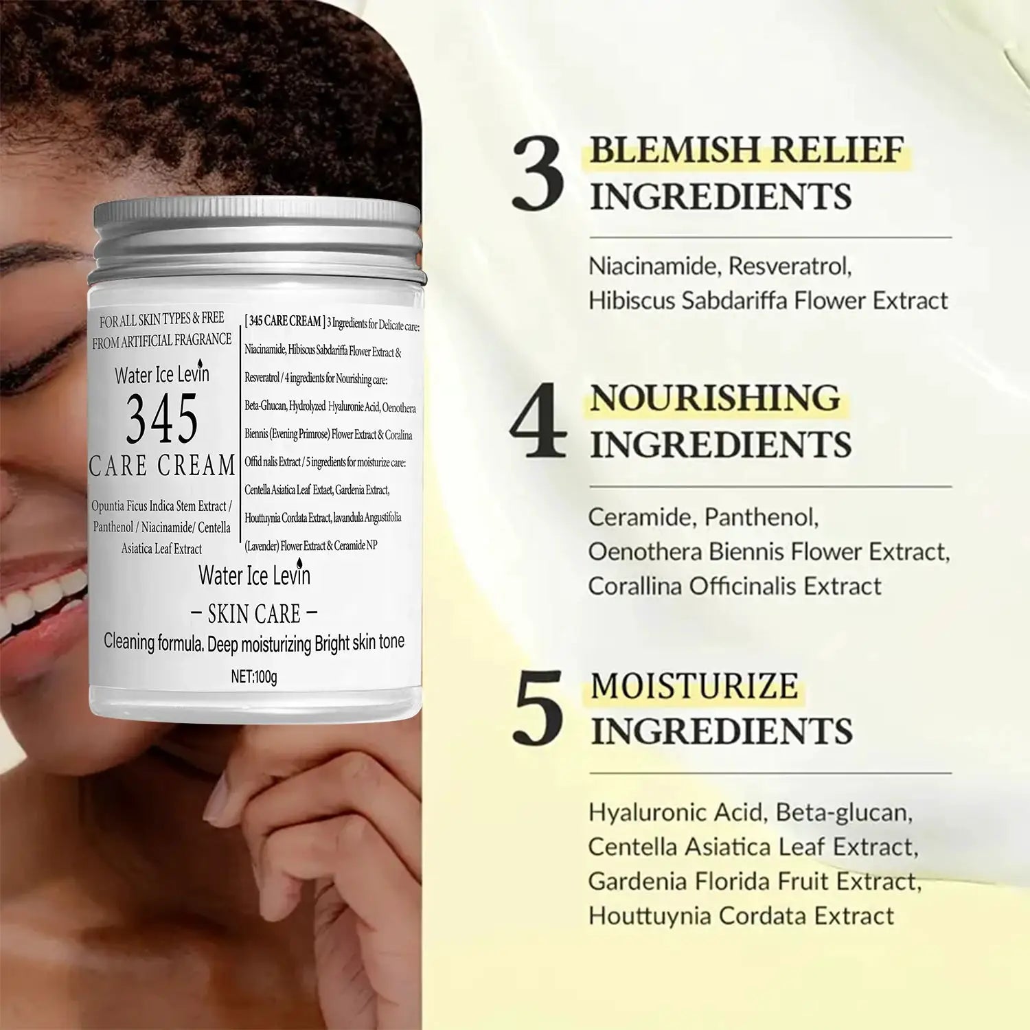 Body Cream, Rich in Retinol and Collagen, with Soothing Properties That Nourishes and Moisturizes the Skin, Deeply Penetrates and Locks in Moisture, Gentle and Non-Irritating