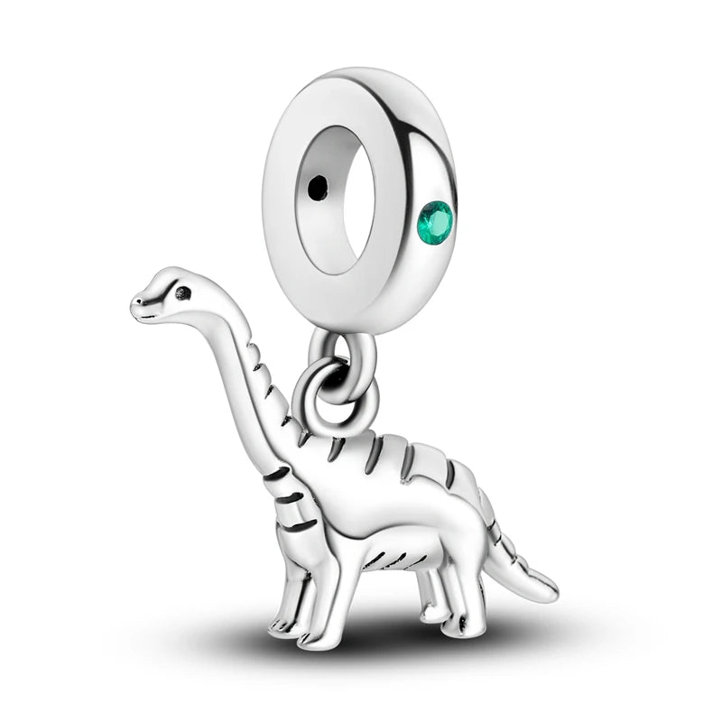 Sterling Silver Fire Dragon T-rex