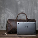 Durable Leather Duffel for Men's Travel