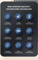 J21 Wireless Lapel Mic - Noise Reduction For Vlog