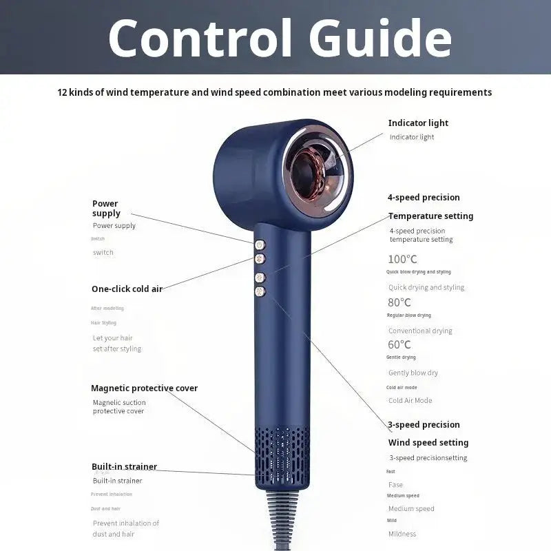 Super Hair Dryer 220V Leafless Personal Care Device - OurLum.com