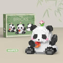 Cute Panda Mini Building Block Set Fun Educational Toy