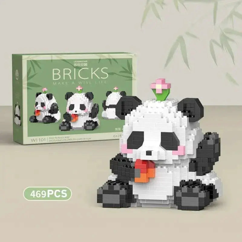 Cute Panda Mini Building Block Set Educational Toy For Kids