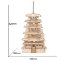 Robotime 3D Wooden Puzzle Tower Bridge Model Kit