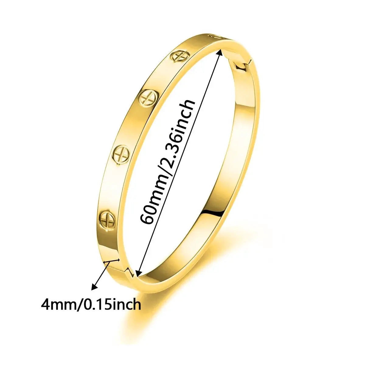 European American Stainless Steel Cross Pattern Bracelet