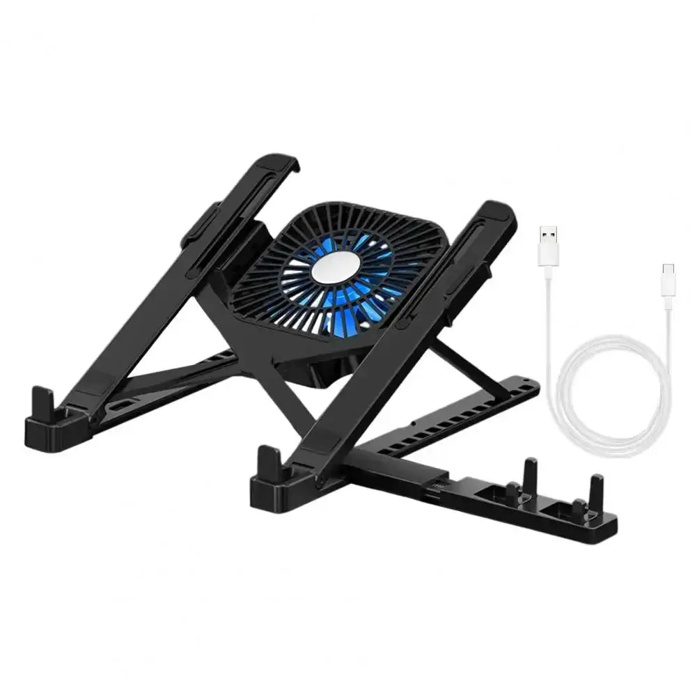 Adjustable Ergonomic Laptop Bracket Stand With Fan