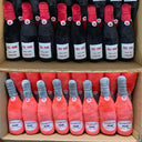 Interactive Beer Bottle Plush Dog Toy Durable Chew Toy