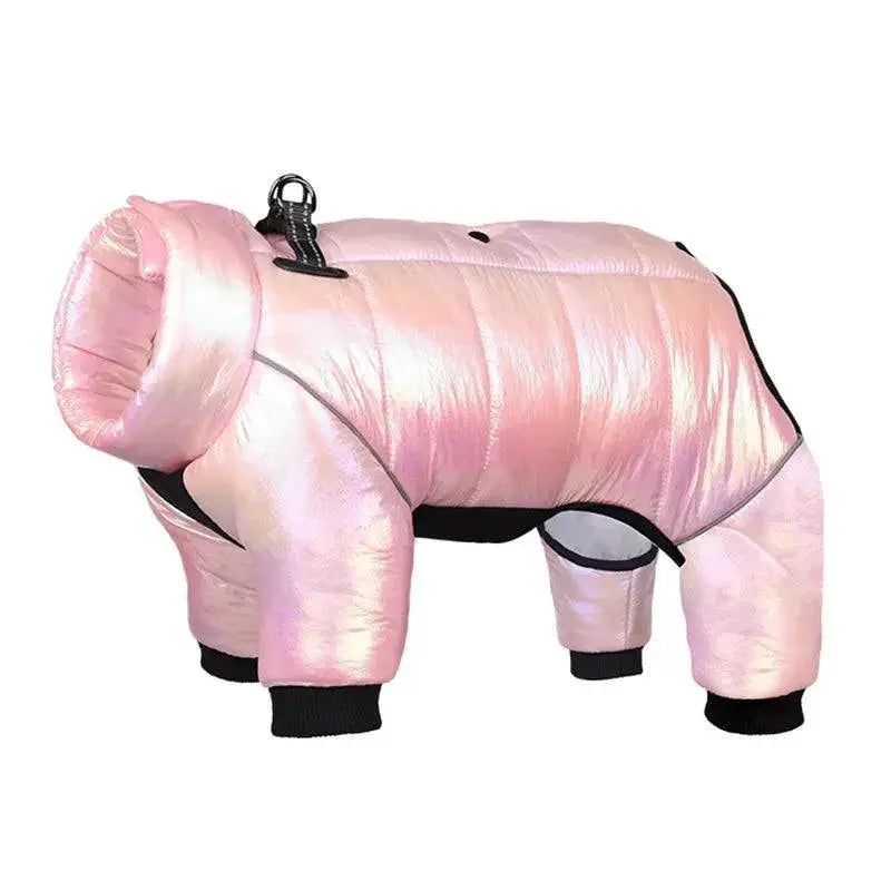 Winter Dog Down Jacket Waterproof Coat For French Bulldog