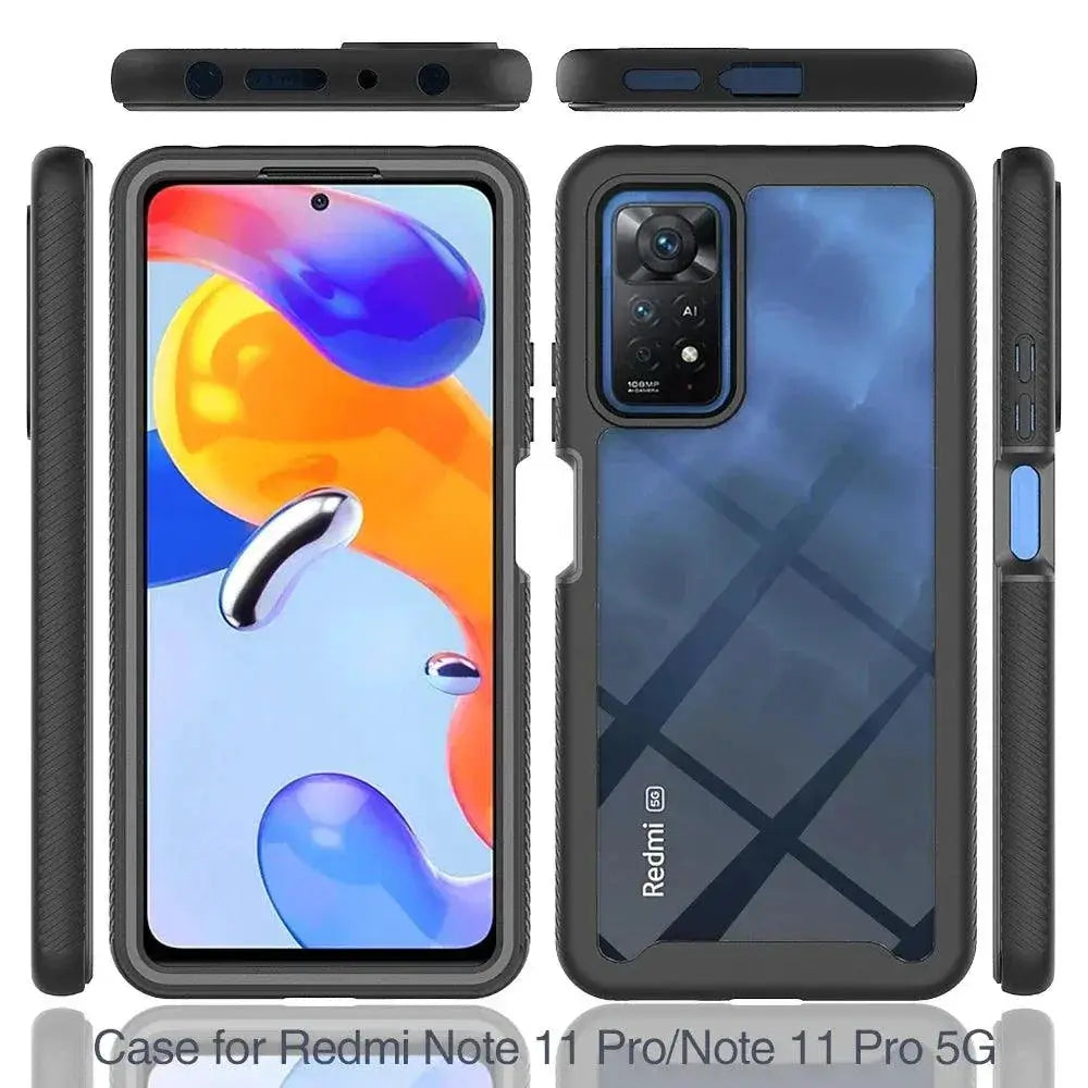 Redmi Note 5G Shockproof Case Back Panel 360 Protection