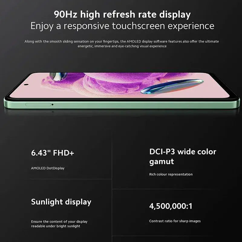 Xiaomi Redmi Note 12S Global Version 108MP Camera 90Hz