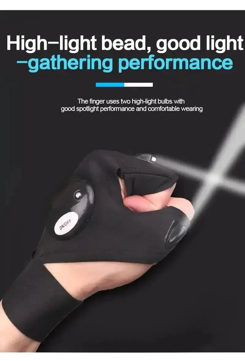 Illuminated Gloves for Night Fishing — product view 11