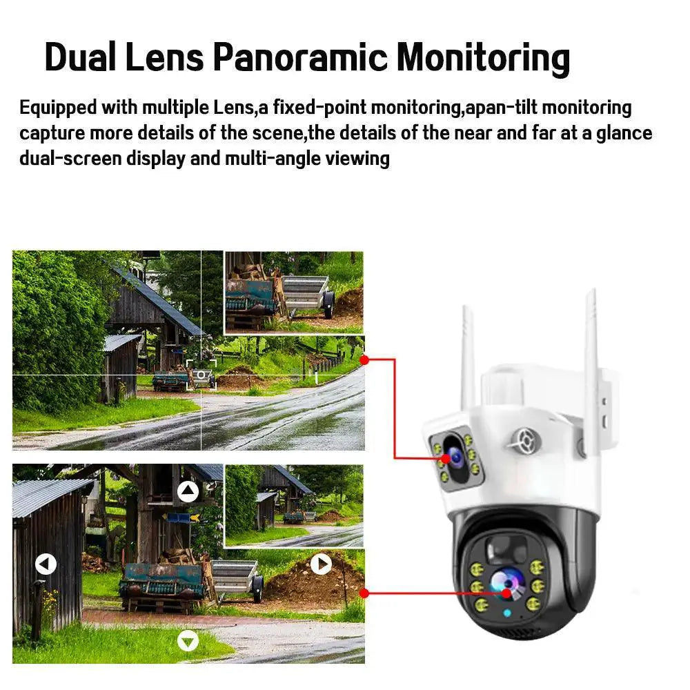 Ultimate Solar CCTV Color Night Vision Security Camera 4K