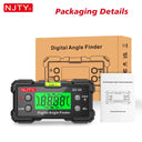 Digital Angle Gauge With Level Bubble Magnetic Electronic Protractor Inclinometer Goniometer Angle Finder Level Box DIY Tools