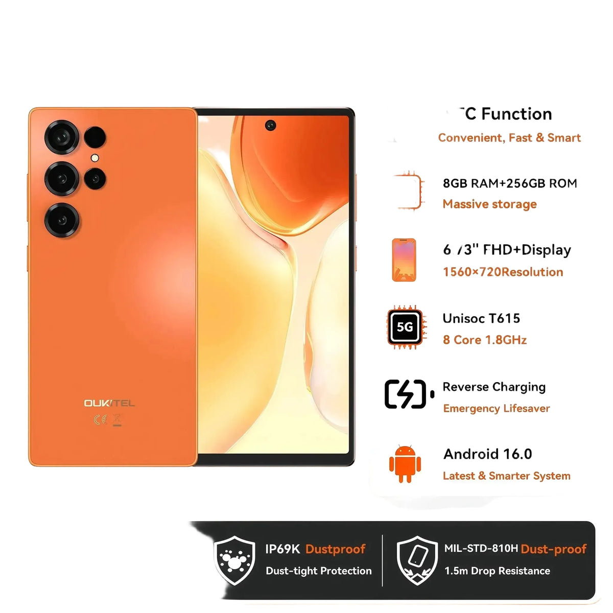 Oukitel Quad Camera Smartphone — product view 1