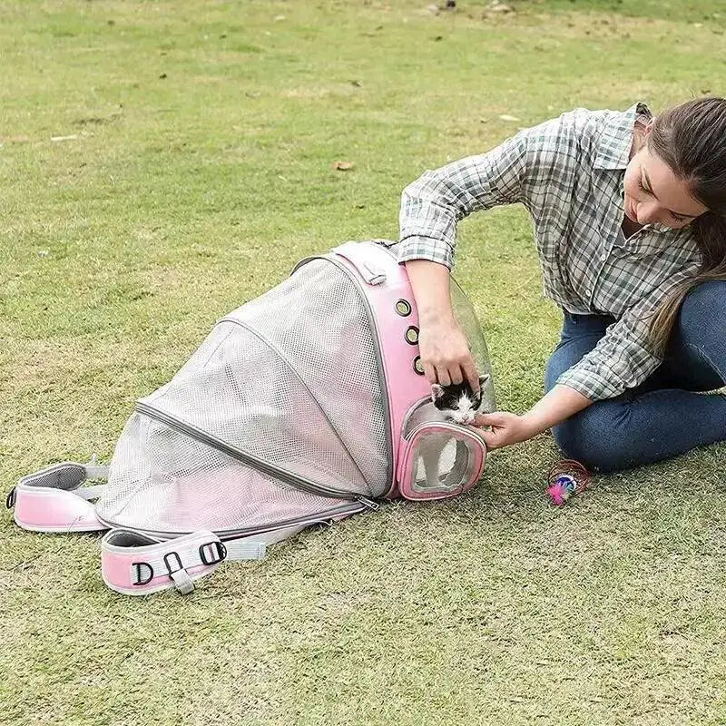 PawVoyage Cat Bubble Space Backpack For Travel Comfort