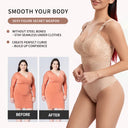 Seamless Lace Thong Bodysuit for Tummy Control Shaping