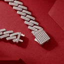 Elegant Moissanite Silver Chain Jewelry