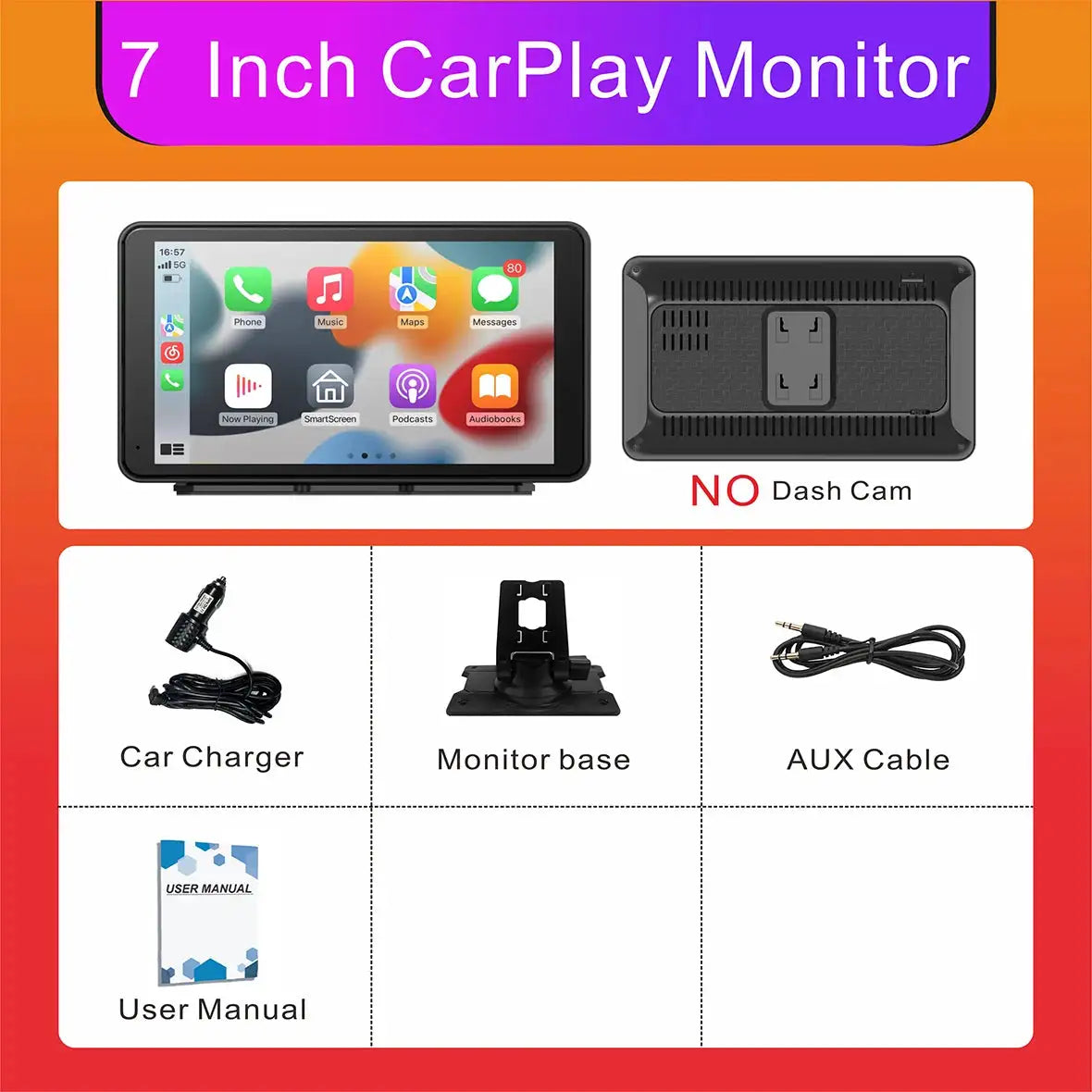 Mini Carplay Screen - Quick Wireless Media Sync -  product image