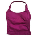 Breathable Gym Top Women Seamless Strappy Tank Bra