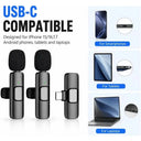 Basix Wireless Lav Mic - Noise Cancel Vlog Set