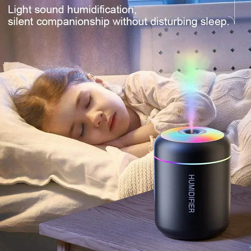 180ML USB Aroma Diffuser And Mini Humidifier With Lights