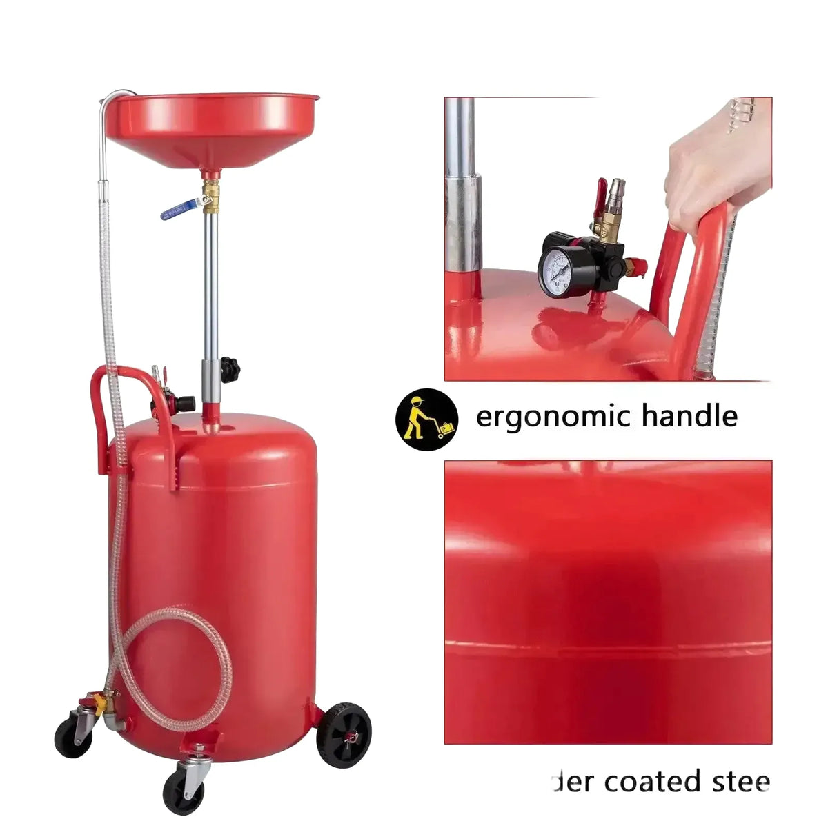 Heavy Duty Oil Drainer for Auto Shops — product view 1