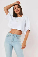 Cotton Yoga Crop Top for Women Cool