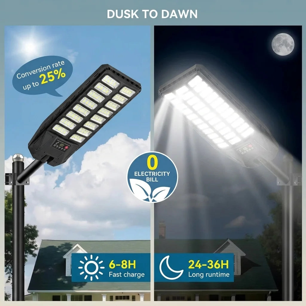 Outdoor Solar Motion Sensor Street Light — product view 2