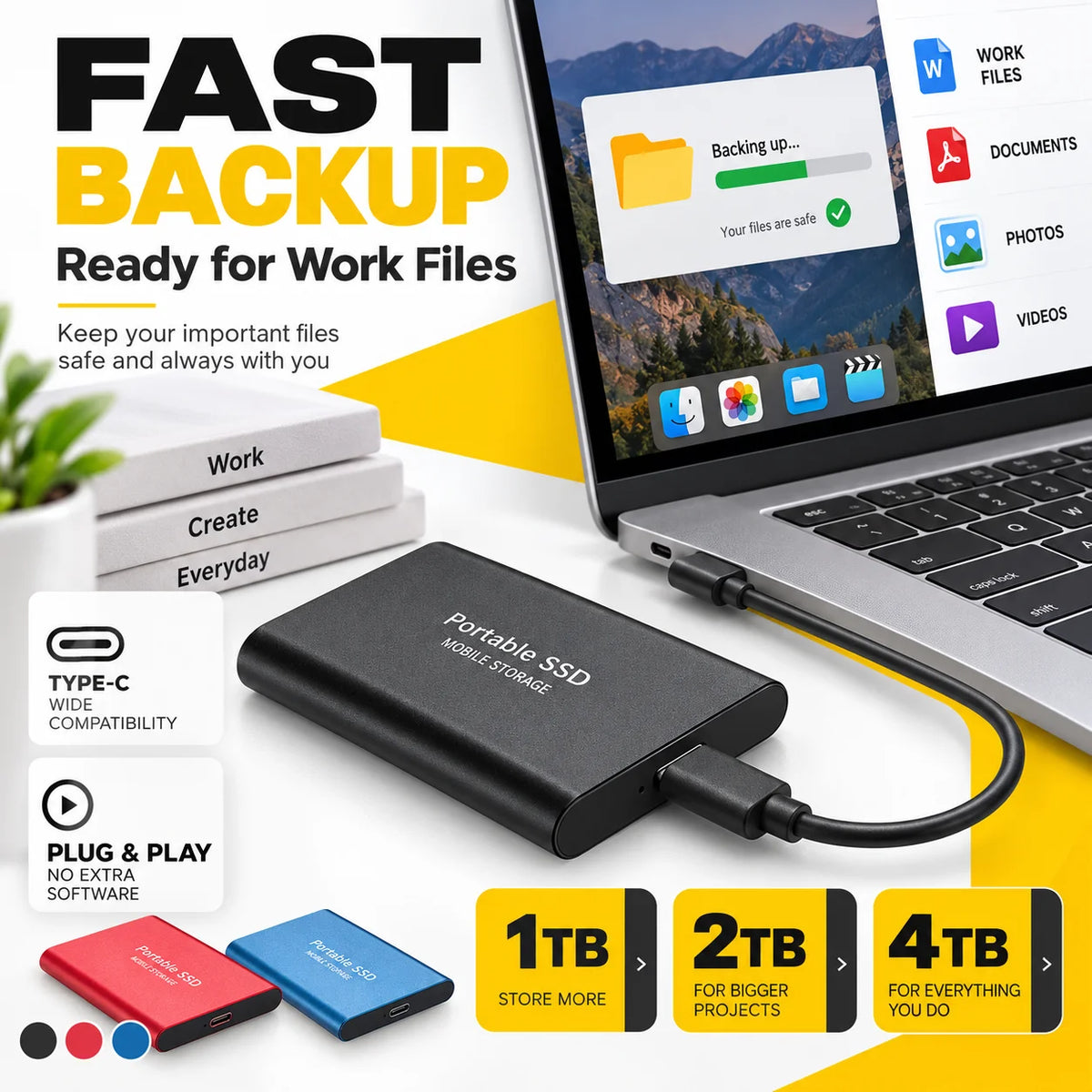 Fast External SSD Drive