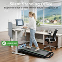 Akluer Under Desk Walking Pad 12 Percent Incline 2 5HP Smart App