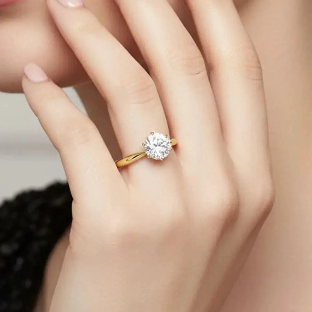 Moissanite Ring Angel — product view 2