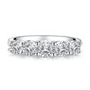 Round Moissanite Jewelry in Sterling Silver
