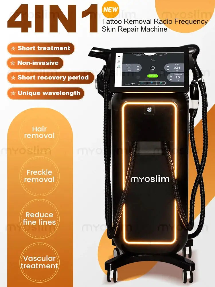 4in1 Diode Laser 4 Wavelength Soprano 10Bars FAC Professional IPL Hair Removal Device Pico Laser RF Photorejuvenation Device