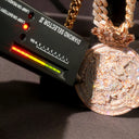 Iced Out Crown Round Medallion