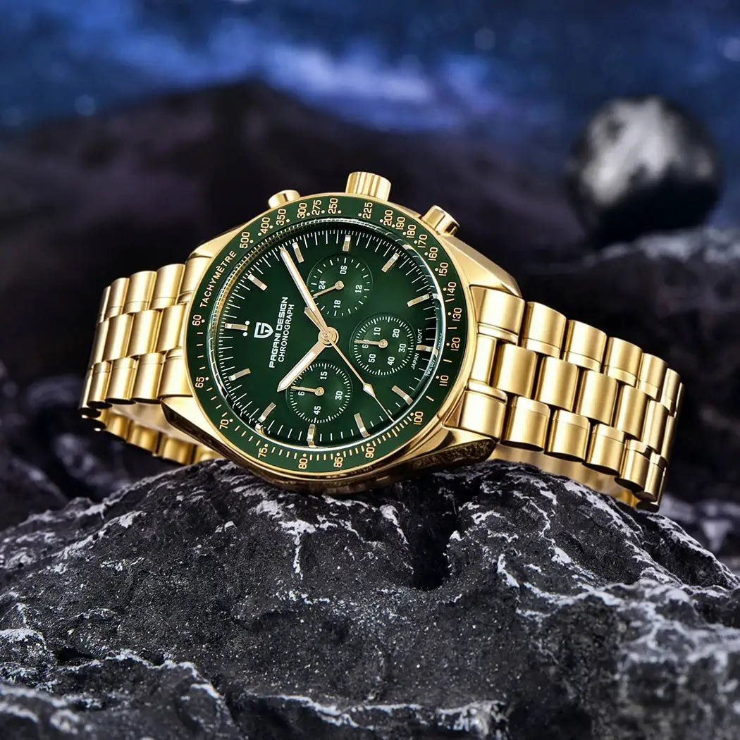 2026 New Classic Men Watch PAGANI DESIGN Luxury Quartz Watch For Men Automatic Date Speed Sport Chronograph AR Sapphire Crystal Stainless Steel Wristwatch Men EU Local Shipping
