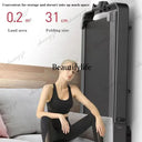 Compact Indoor Flat Treadmill For Home Use Quiet Shock Absorption