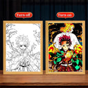 Demon Decor: Nezuko LED Night Frame Gift Idea