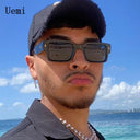 Unisex Retro Square Sunglasses with UV400 Protection Style
