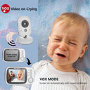 Wireless Baby Monitor Night Vision Camera with Lullabies
