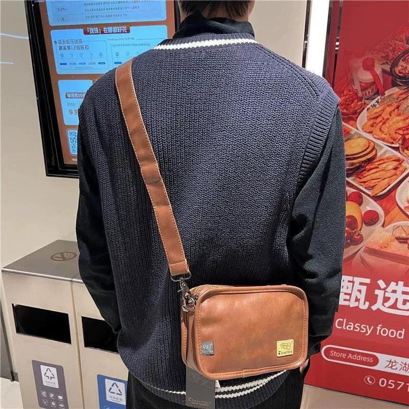 Mens Stylish Crossbody Phone Holder Trendy Fashion Bag