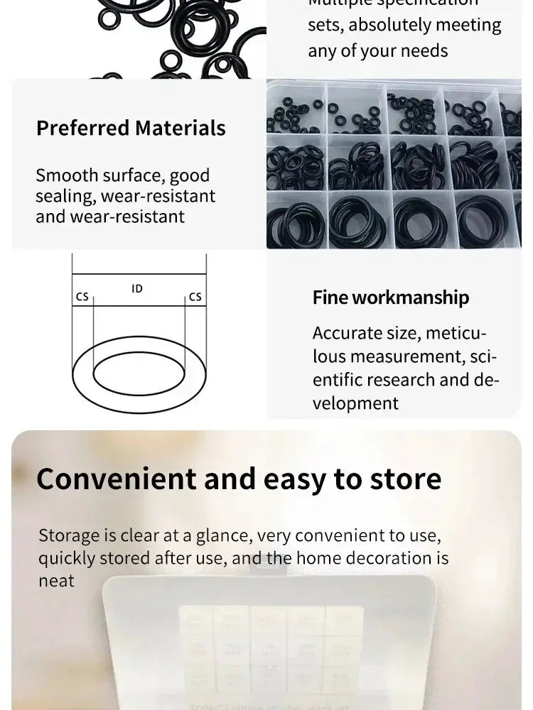 Leak-Proof O-Ring Set for Home Pressure — product view 15