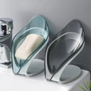 Leaf Design Soap Holder With Drainage Bathroom Accessory