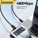Essager USB Type C To USB C Cable 100W 5A PD Fast Charging