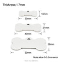 Personalized Stainless Steel Pet ID Tags Cat Dog Necklaces