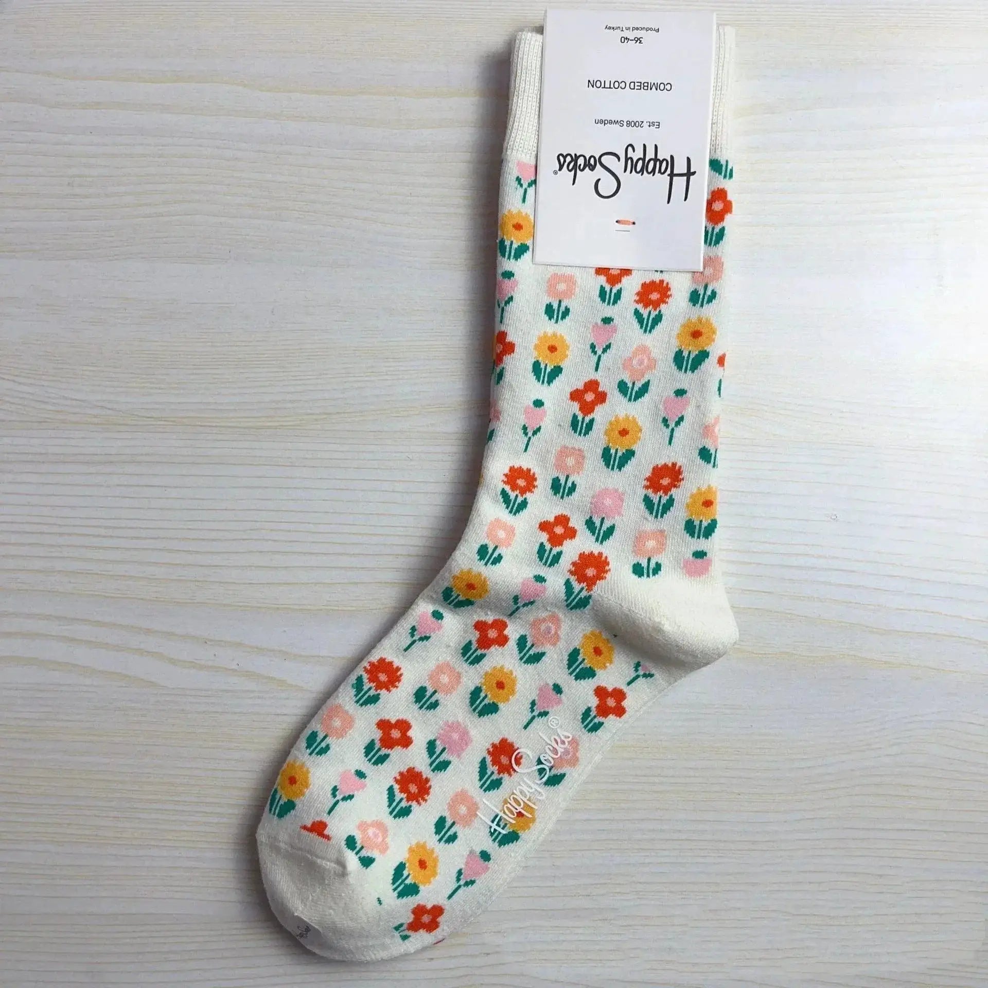 Cheerful Vibes Unisex Crew Socks Colorful Comfort Everyday