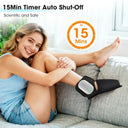 4 Modes Electric Heat And Vibration Ankle Foot Massager Hot Compress Ankle Massage Heated Wrap Support Brace Foot Protector